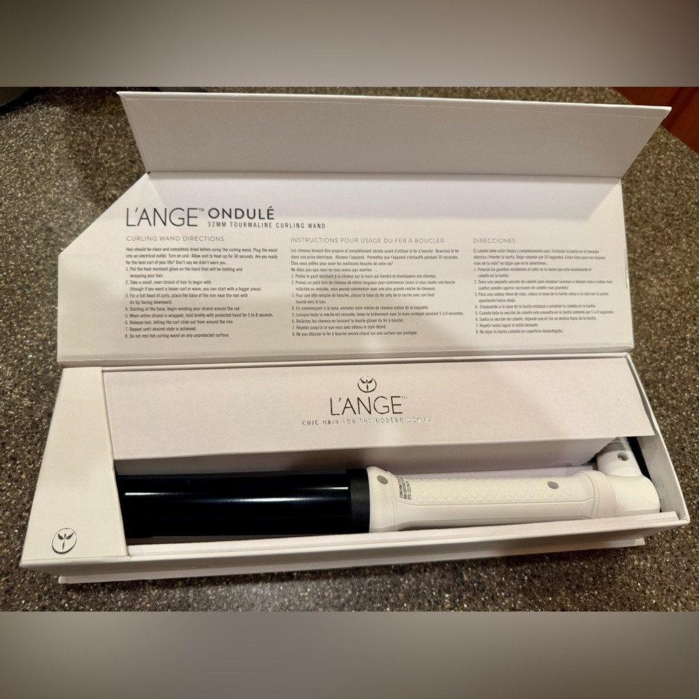 L'ANGE Hair “Ondule” Tourmaline Curling Wand